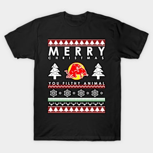 merry christmas you filthy animal T-Shirt